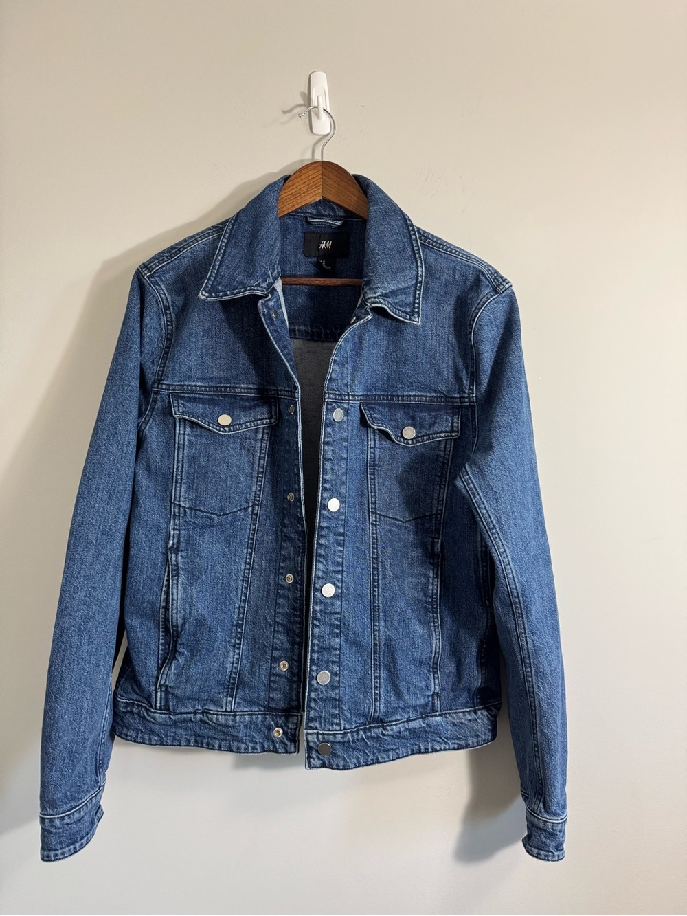 H&M Men’s Medium Blue Denim Jacket Size Medium
